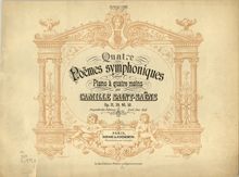 Partition complète, Phaeton, Op.39, Saint-Saëns, Camille