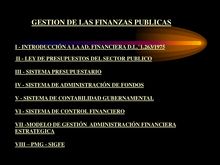 GESTIÓN DE LAS FINANZAS PÚBLICAS- José Gatica Palma - CHILE