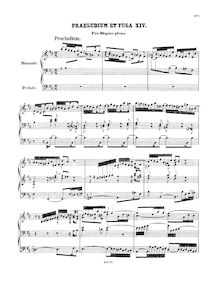 Partition complète, Prelude et Fugue en B minor, BWV 544, B minor par Johann Sebastian Bach