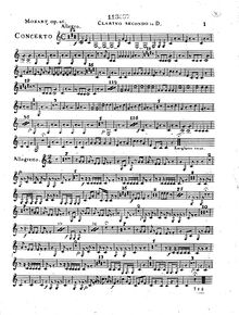 Partition trompette 2 (D), Piano Concerto No.26, Krönungskonzert ; Coronation Concerto