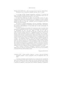 Eivind Smith (éd.). The Constitution as an Instrument of Change - compte-rendu ; n°3 ; vol.57, pg 849-850