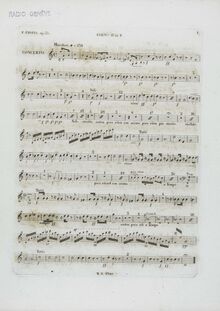 Partition cor 2 (F), Piano Concerto No.2, F minor, Chopin, Frédéric