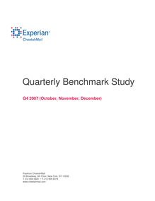 Quarterly Benchmark Study