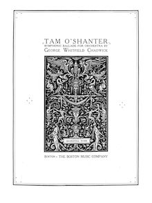 Partition complète, Tam O Shanter, Chadwick, George Whitefield