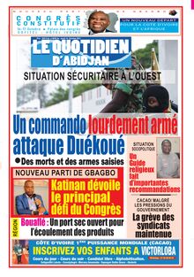 Le Quotidien d’Abidjan n°4038 - du jeudi 14 octobre 2021