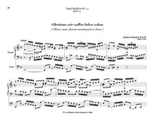 Partition Christum wir sollen loben schon, BWV 611, Das Orgel-Büchlein