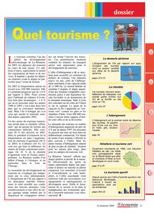 Dossier : Quel tourisme ? (synthèse)