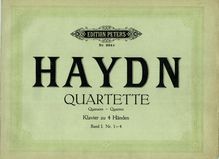 Partition complète, corde quatuors, Op.54, Haydn, Joseph par Joseph Haydn