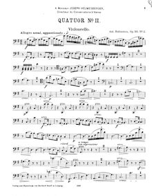 Partition violoncelle, corde quatuor No.8, {{{Alternative Title}}}