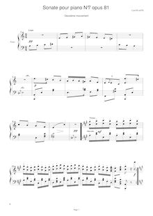 Partition , Lento, Piano Sonata No.7, Hungarian Sonata, Plante, Cyril