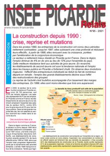 La construction depuis 1990 : crise, reprise et mutations