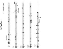 Partition cor 4,  pour orchestre, B flat, Robertson, Ernest John