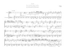 Partition complète, Duet pour violon et violoncelle, Hallman, Joseph