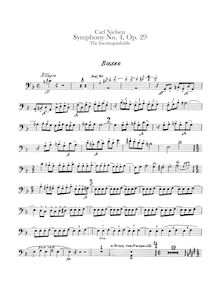 Partition Basses, Symphony No.4, Op.29 Det Uudslukkelige, The Inextinguishable
