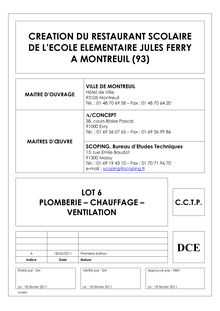 10-M14 DCE Lot 06 Plomberie Chauffage Ventilation -A