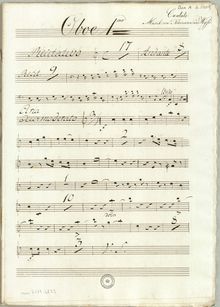 Partition vents (2 hautbois, 2 bassons, 2 cornes), Der Schulmeister en der Singschule