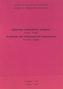 European Communities Glossary