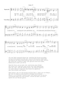 Partition Ps.97: Der Herr ist König überall, SWV 195, Becker Psalter, Op.5