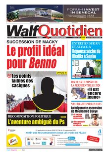 Walf Quotidien n°9379 - du 05/07/2023