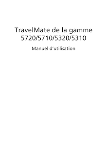 Notice Ordinateur portable Acer  TravelMate 5310