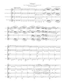 Partition complète, Symphony No.25, G minor, Mozart, Wolfgang Amadeus