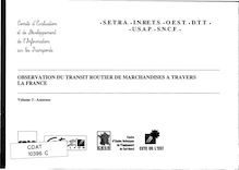 Observation du transit routier de marchandises à travers la France. : 3
