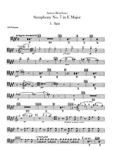 Partition Trombone 1 (alto), 2 (ténor), 3 (basse),ténor wagner Tuba 1 (B♭), basse wagner Tuba 1, 2 (F), Tuba, Symphony No. 7 en E major