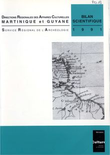 Bilan scientifique régional de Guyane et de Martinique 1991