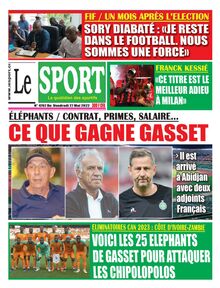 Le Sport n°4767 - du vendredi 27 mai 2022
