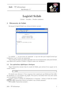 TP informatique, Géométrie dans l espace TP n°1 : Calculs, variables, nombres aléatoires