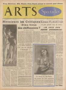 ARTS N° 431 du 01 octobre 1953