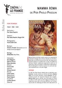 Mamma Roma de Pasolini Pier Paolo