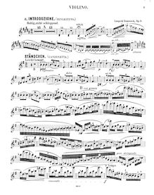 Partition de violon, Concertpiece en pour Character of a Serenade, Op.9