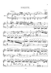 Partition complète, Piano Sonata No.52 en E flat major, Haydn, Joseph