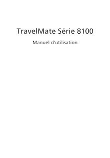 Notice Ordinateur portable Acer  TravelMate 8100