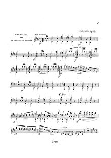 Partition complète, Fantaisie sur les Motifs du  Cheval De Bronze , Op.57