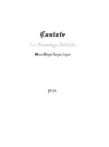 Partition complète, Weinen, Klagen, Sorgen, Zagen, BWV 12, Weeping, lamenting, worrying, fearing, BWV 12 par Johann Sebastian Bach