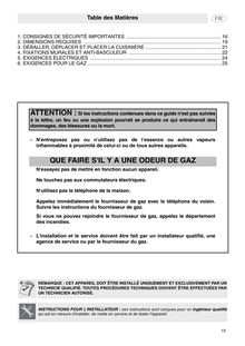 Notice  Cuisinière SMEG  C9GGXU