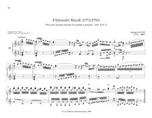 Partition No., Andante en C major, pièces pour mécanique orgue, Haydn, Joseph par Joseph Haydn