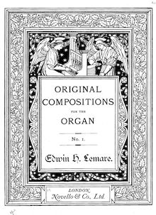 Partition orgue score, Pastorale en E pour pour orgue, Lemare, Edwin Henry