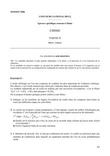 CND 2006 chimie specifique
