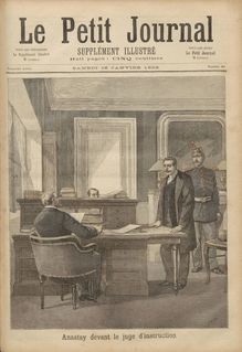 LE PETIT JOURNAL SUPPLEMENT ILLUSTRE  N° 60 du 16 janvier 1892
