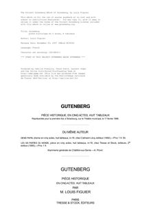 Gutenberg par Louis Figuier