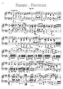 Partition complète (filter), Rondo-Fantasie op.19, Hummel, Johann Nepomuk