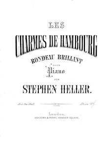 Partition complète, Les Charmes de Hambourg, Op.2, Rondeau Brillant