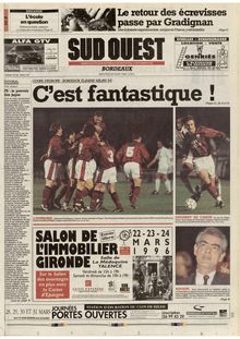 Bordeaux-Milan (3-0) 19 mars 1996