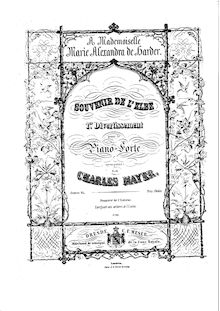 Partition complète, Divertissement No.1, Souvenir de l Elbe, Mayer, Charles