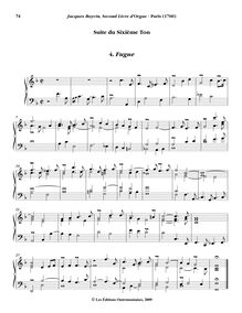 Partition , Fugue, Oeuvres complètes d orgue, Boyvin, Jacques par Jacques Boyvin