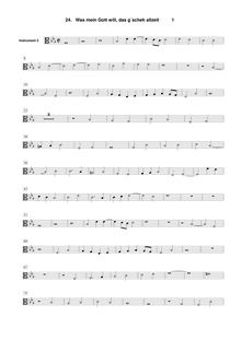 Partition Instrument 2 , partie [C3 clef], Geistliche Chor-Music, Op.11