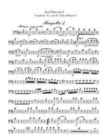 Partition basson 1, 2, 6 Symphonies after Ovid s Metamorphoses, Symphonies exprimant des métamorphoses d Ovide